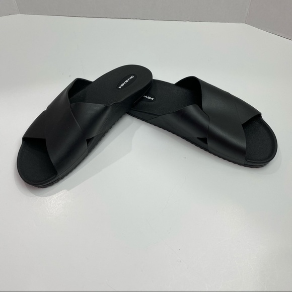 Okabashi Women’s Black Sandals Slides Sz Large New - Picture 5 of 10